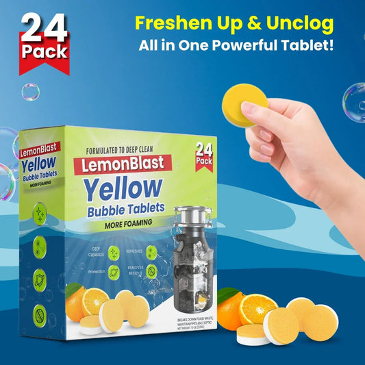 Foaming Drain Cleaning Tablets for Sink, Pipes & Toilet