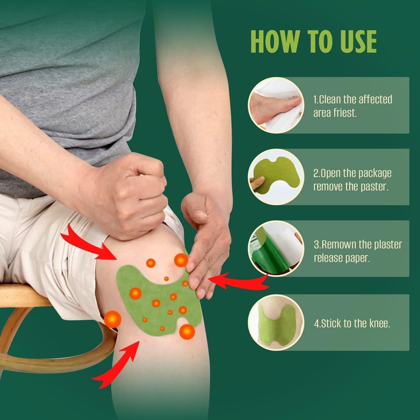 Herbal Knee Pain Patches – Fast-Acting Joint Support